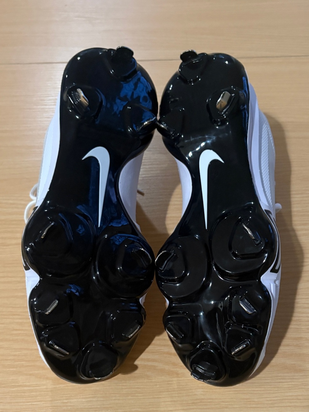 Nike trout air zoom white baseball metal cleats size 8 - Picture 6 of 9